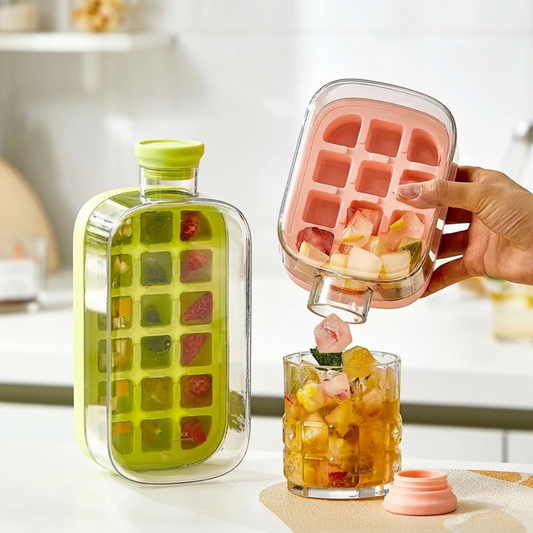 🧊 قنّينة + قالب ثلج في قطعة واحدة! 🍓